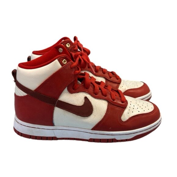 Nike Dunk High LLX Cinnabar Sneakers DX0346-600 SIZE 8 - Picture 4 of 7